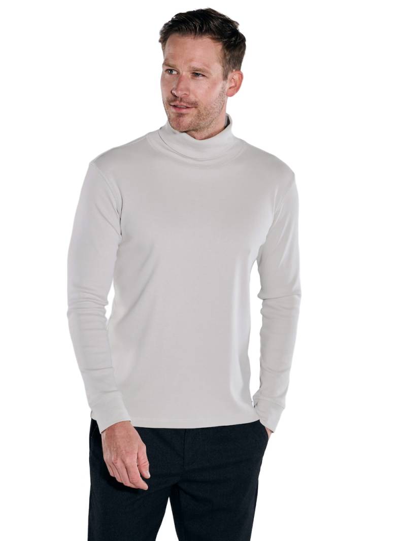 Große Größen engbers Herren Langarmshirt mit Rollkragen , Herren, grau, Größe: 60, Baumwolle, Happy Size DE Men von engbers
