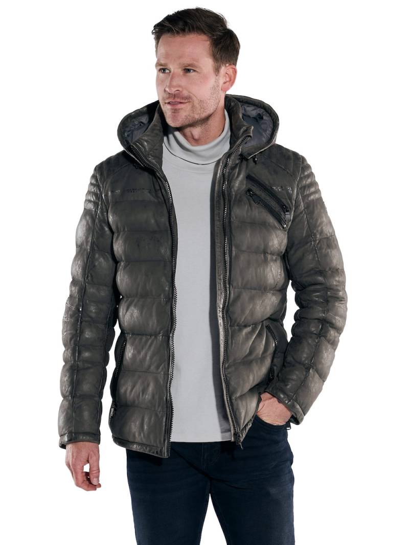 Große Größen engbers Herren Lederjacke , Herren, braun, Größe: 60, Happy Size DE Men von engbers