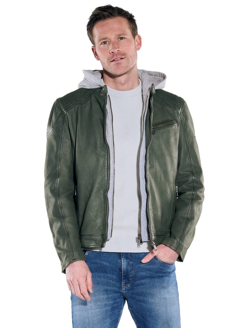 Große Größen engbers Herren Lederjacke , Herren, türkis, Größe: 64, Happy Size DE Men von engbers