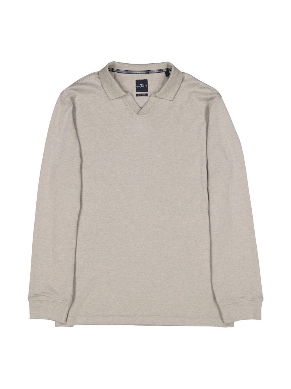 Große Größen engbers Herren Polo-Shirt Langarm , Herren, braun, Größe: 58, Baumwolle/Polyester, Happy Size DE Men von engbers