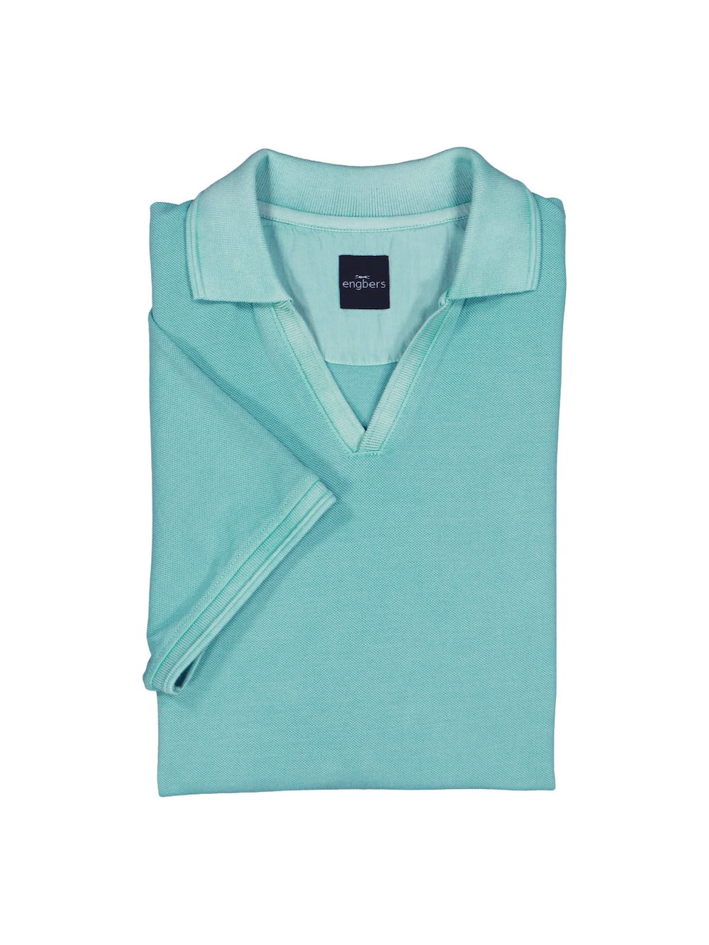 Große Größen engbers Herren Polo-Shirt uni , Herren, türkis, Größe: 64, Baumwolle, Happy Size DE Men von engbers