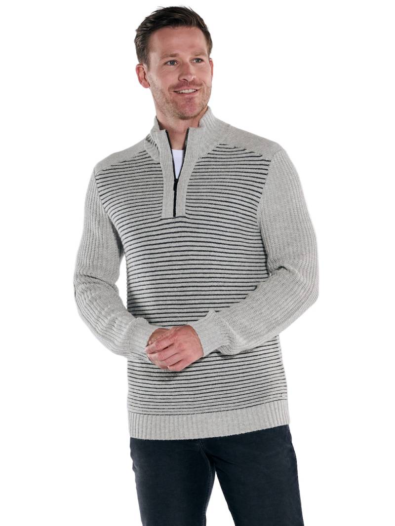 Große Größen engbers Herren Pullover Polokragen , Herren, grau, Größe: 66, Synthetische Fasern, Happy Size DE Men von engbers