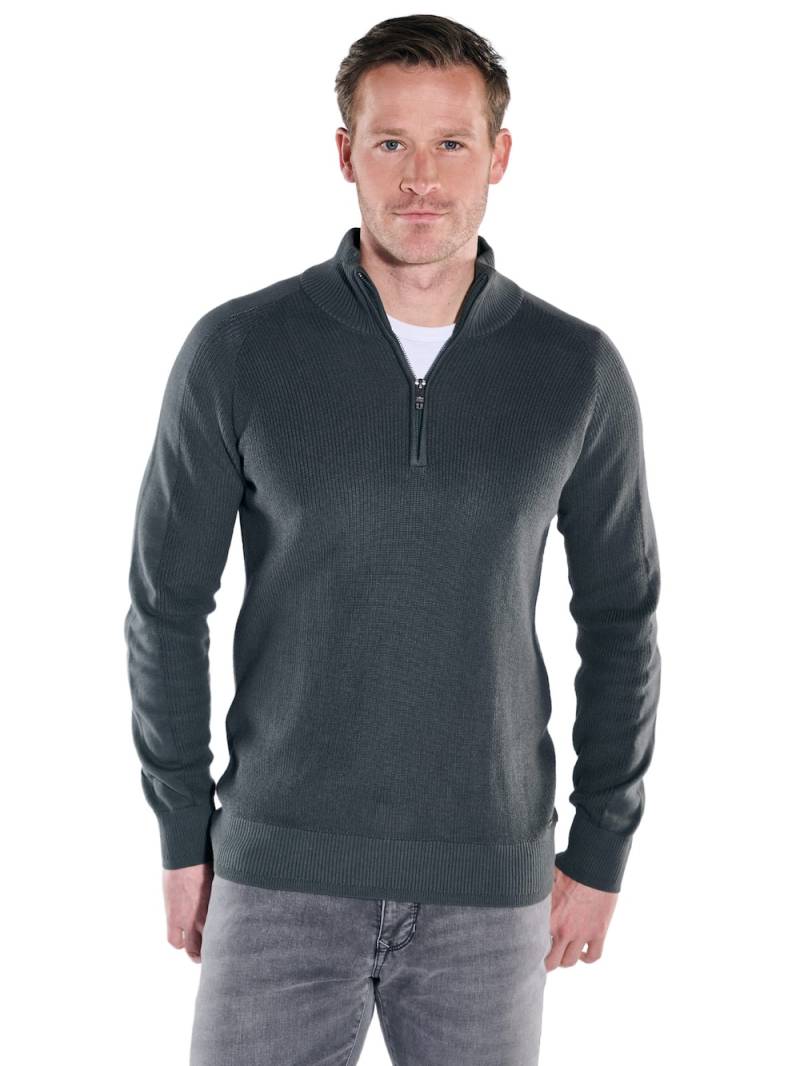 Große Größen engbers Herren Pullover Polokragen , Herren, grün, Größe: 66, Baumwolle, Happy Size DE Men von engbers