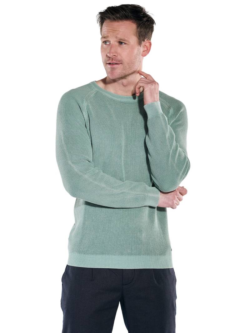 Große Größen engbers Herren Pullover Rundhals , Herren, türkis, Größe: 68, Baumwolle, Happy Size DE Men von engbers