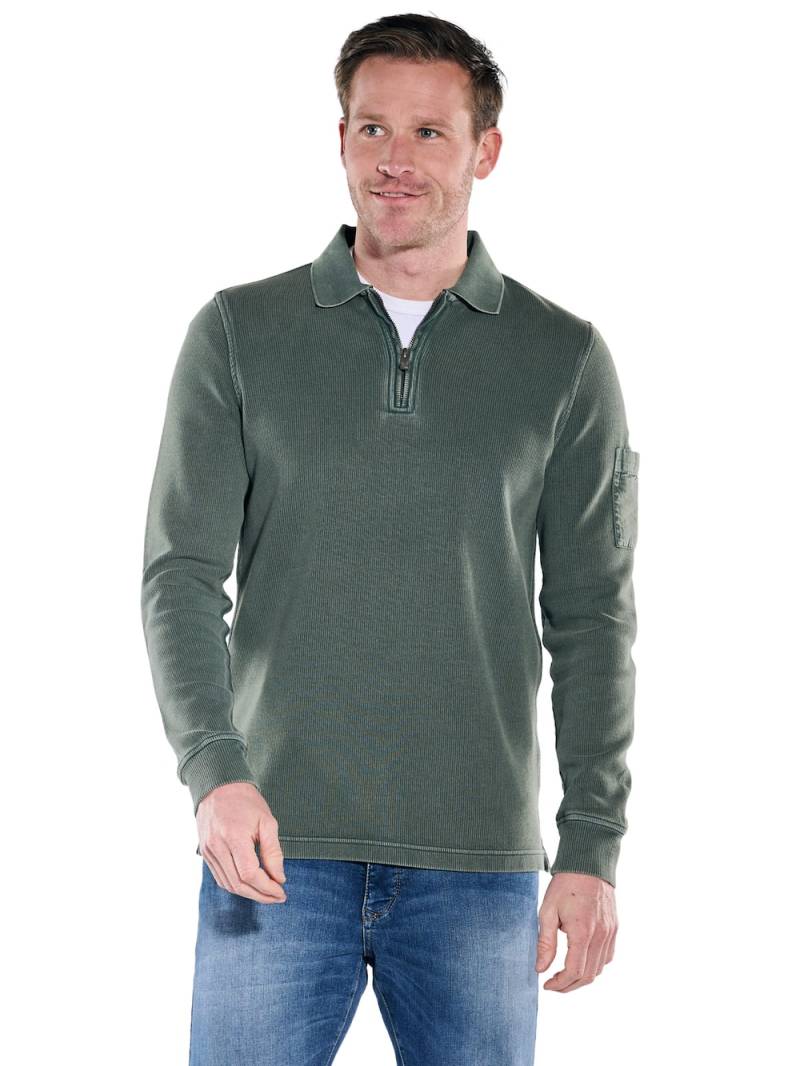 Große Größen engbers Herren Rugby-Shirt , Herren, grün, Größe: 64, Baumwolle, Happy Size DE Men von engbers