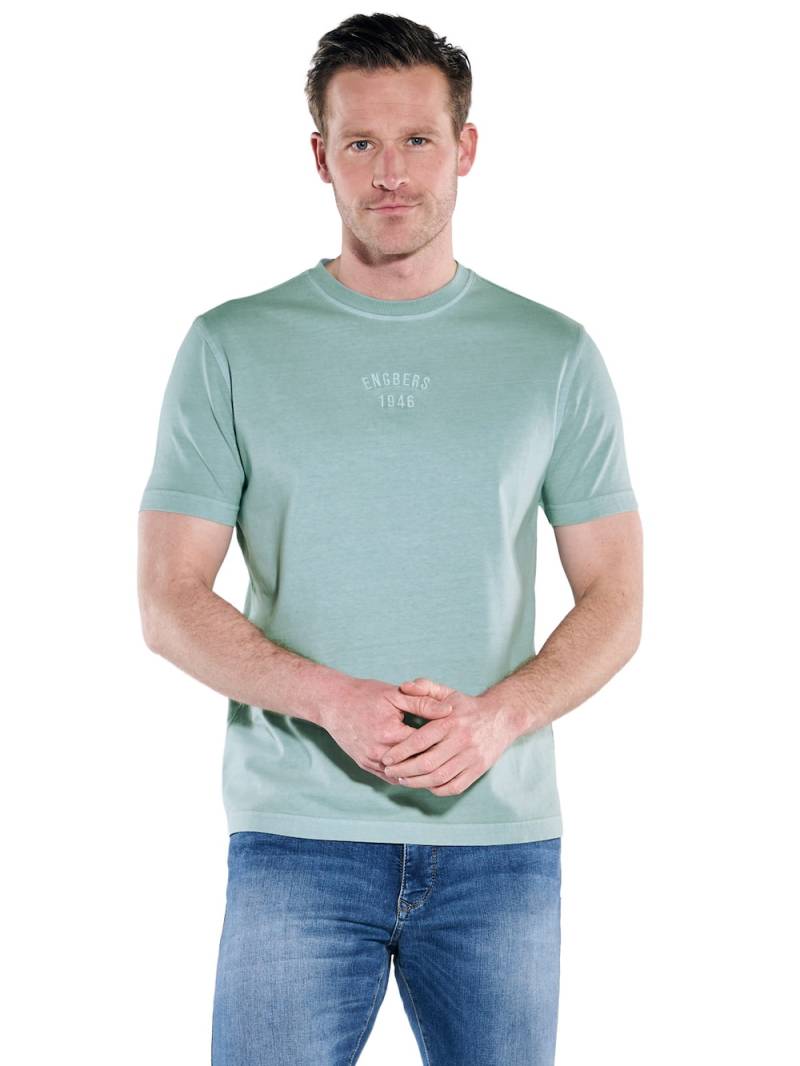 Große Größen engbers Herren Rundhals T-Shirt , Herren, blau, Größe: 66, Baumwolle, Happy Size DE Men von engbers