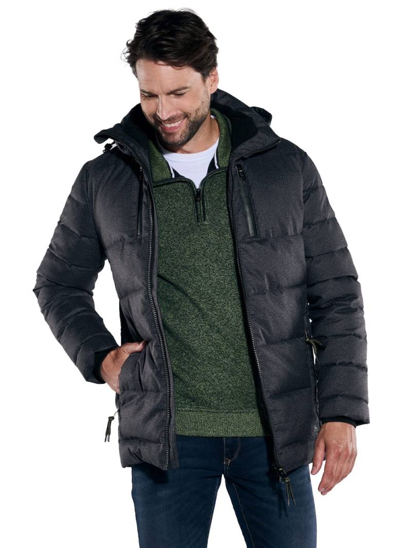 Große Größen engbers Herren Steppjacke slim fit , Herren, grau, Größe: 52, Polyester, Happy Size DE Men von engbers