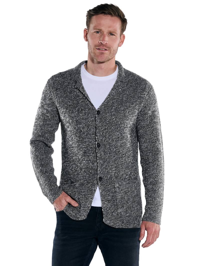 Große Größen engbers Herren Stricksakko meliert , Herren, braun, Größe: 5XL, Synthetische Fasern, Happy Size DE Men von engbers