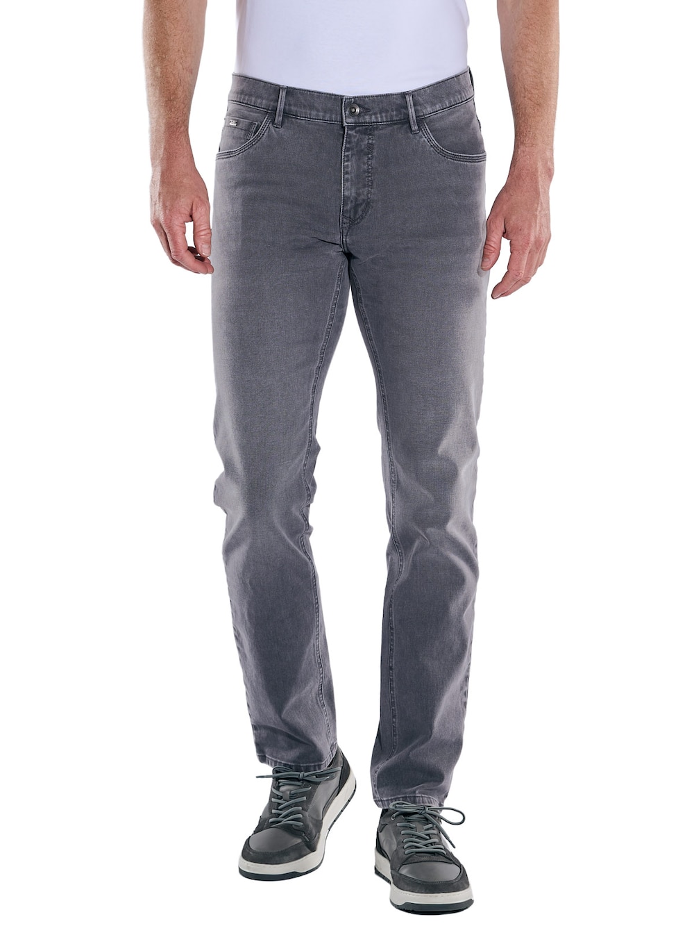 Große Größen engbers Herren Super-Stretch-Jeans regular , Herren, grau, Größe: 60, Baumwolle, Happy Size DE Men von engbers