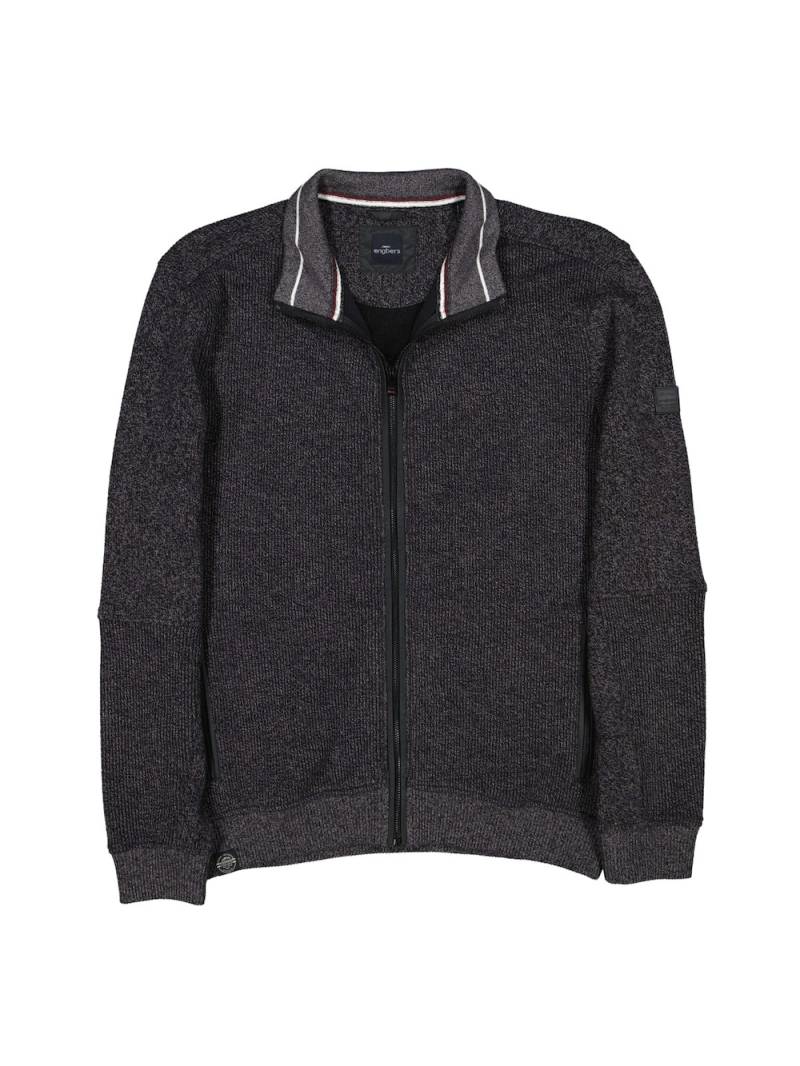 Große Größen engbers Herren Sweatjacke dezent gemustert , Herren, grau, Größe: 3XL, Baumwolle, Happy Size DE Men von engbers