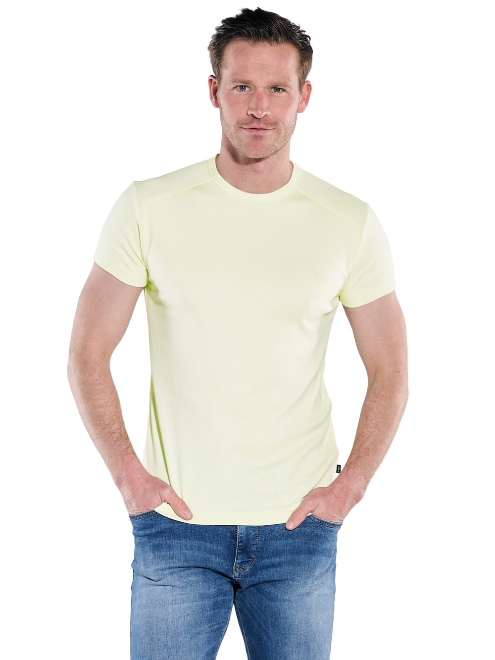 Große Größen engbers Herren T-Shirt My Favorite organic , Herren, beige, Größe: 64, Baumwolle, Happy Size DE Men von engbers