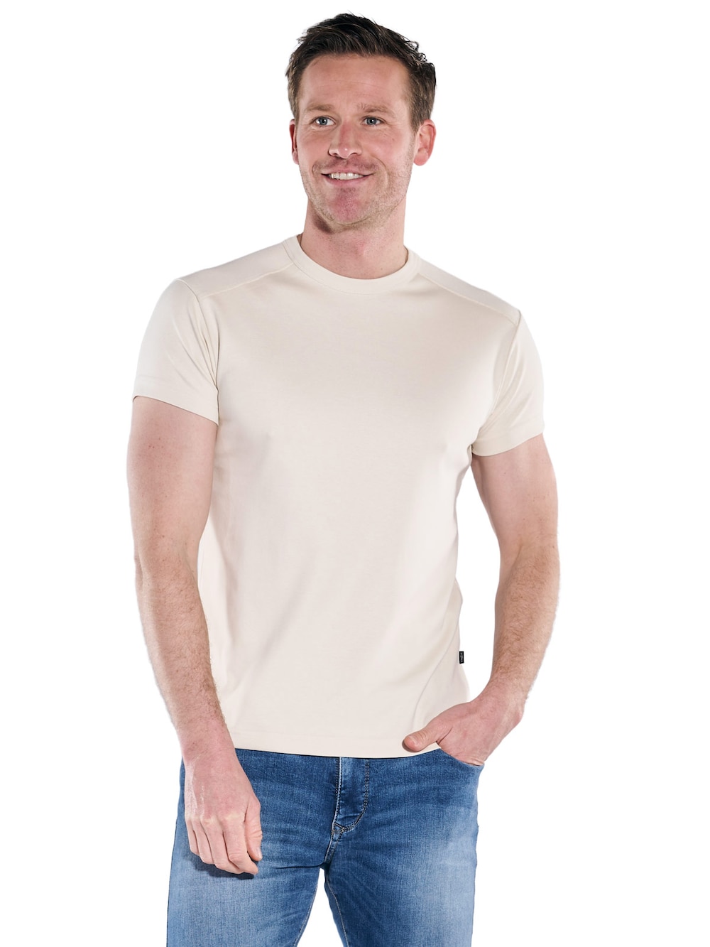 Große Größen engbers Herren T-Shirt My Favorite organic , Herren, braun, Größe: 70, Baumwolle, Happy Size DE Men von engbers