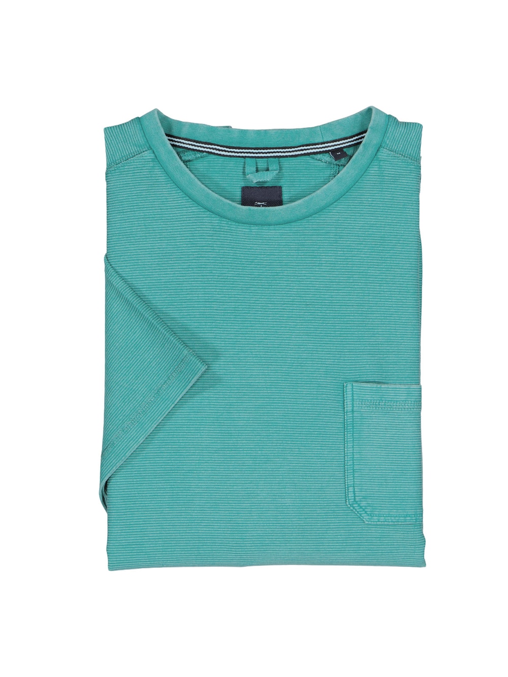 Große Größen engbers Herren T-Shirt strukturiert , Herren, grün, Größe: 70, Baumwolle, Happy Size DE Men von engbers