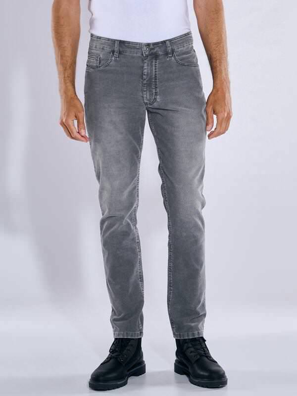 engbers Herren 5-Pocket-Hose regular Grau uni von engbers