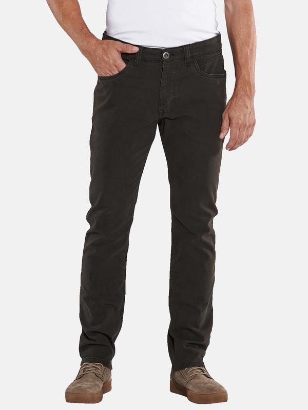 engbers Herren 5-Pocket-Hose regular braun uni von engbers