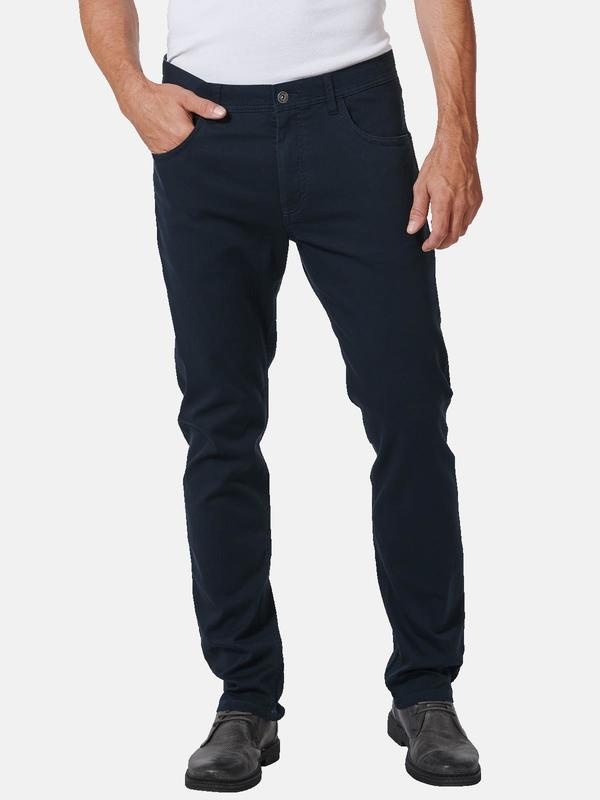 engbers Herren 5-Pocket-Hose slim fit blau uni von engbers