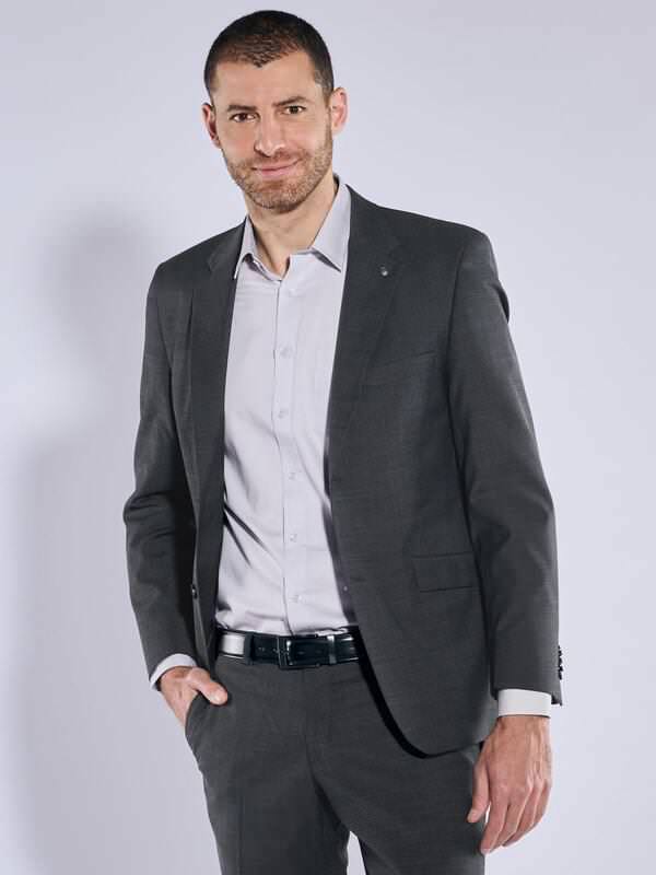 engbers Herren Anzug-Sakko "My Favorite" grau regular uni von engbers