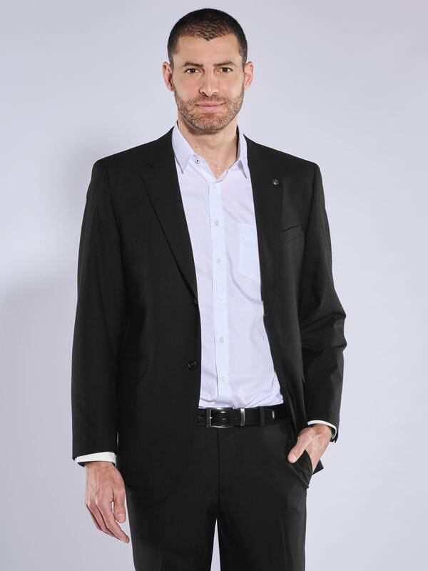 engbers Herren Anzug-Sakko "My Favorite" schwarz regular uni von engbers