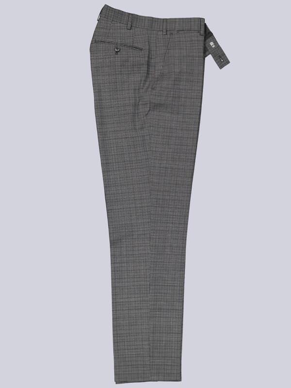 engbers Herren Anzughose aus Hightechgewebe Grau slim fit gemustert von engbers