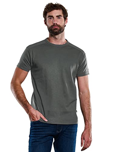 engbers Herren Basic-Shirt My Favorite Organic, 34377, Grau in Größe XXL von engbers