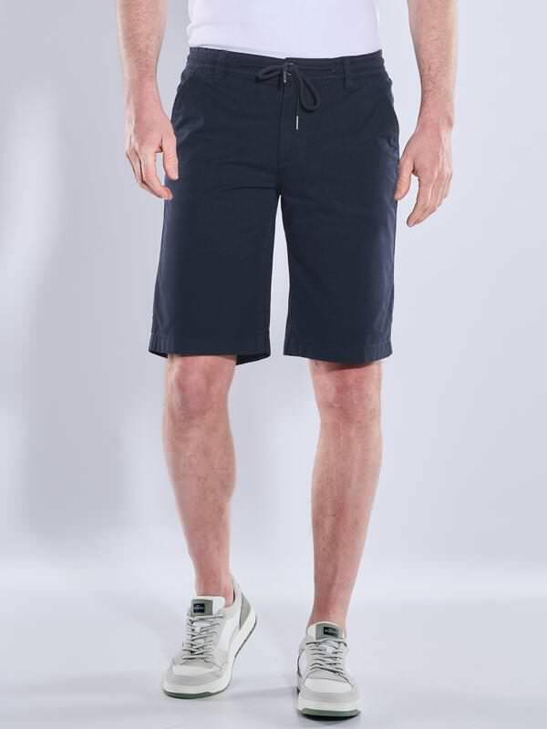 engbers Herren Bermuda blau regular uni von engbers