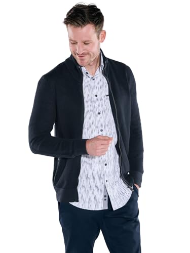 engbers Herren Cardigan Regular, 38311, Saphirblau in Größe L von engbers