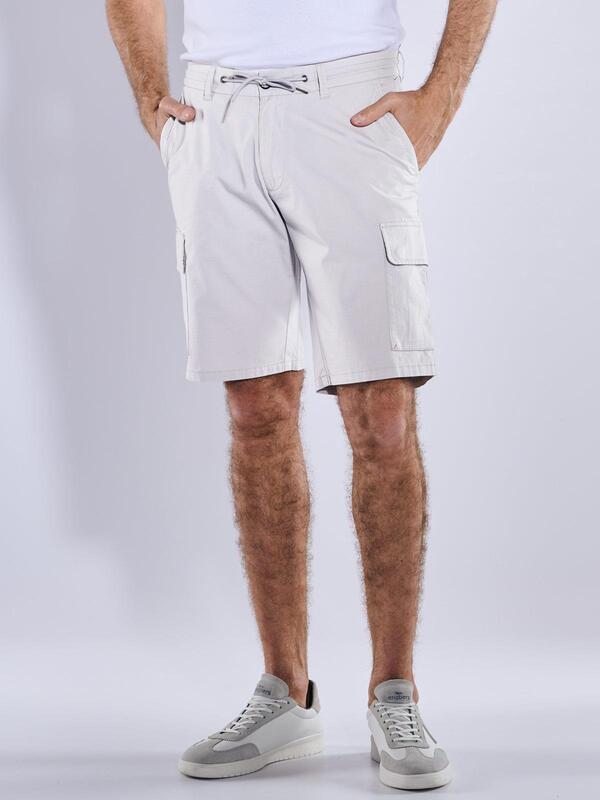 engbers Herren Cargo-Bermuda regular Grau uni von engbers