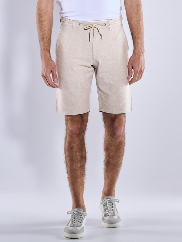 engbers Herren Chino-Bermuda regular Beige uni von engbers