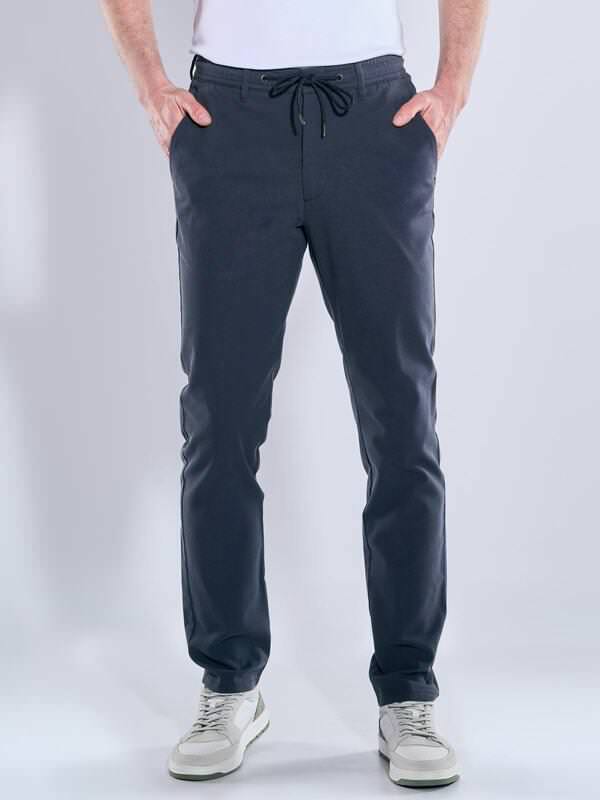 engbers Herren Chino regular Blau uni von engbers
