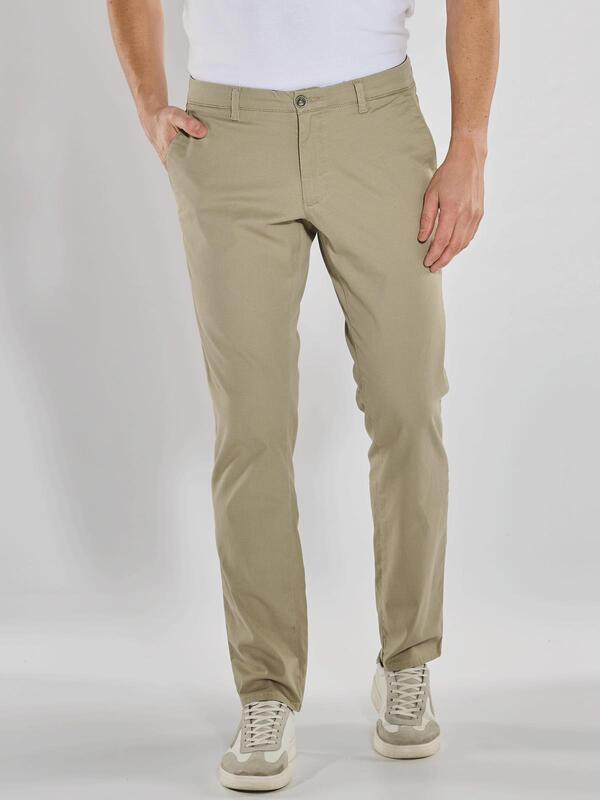 engbers Herren Chino regular beige uni von engbers