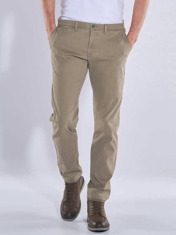 engbers Herren Chino regular Beige uni von engbers