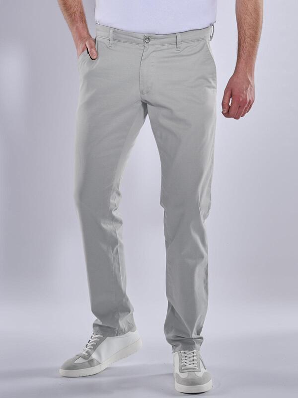 engbers Herren Chino regular Grau gemustert von engbers