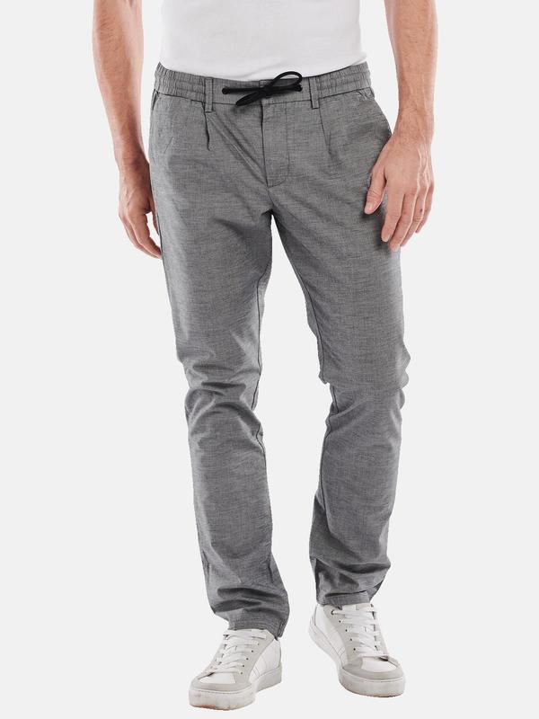 engbers Herren Chino regular grau uni von engbers