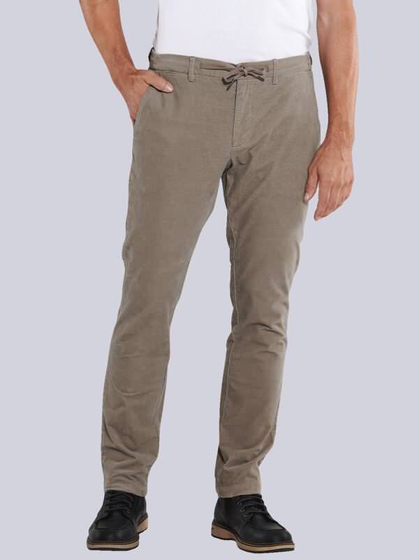 engbers Herren Chino slim fit Braun uni von engbers