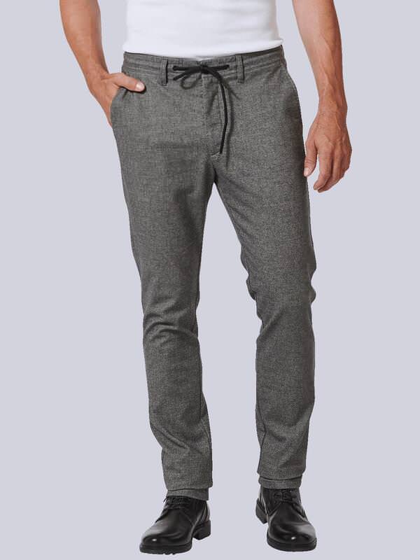 engbers Herren Chino slim fit Grau uni von engbers