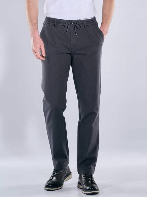 engbers Herren Chino straight Blau regular uni von engbers