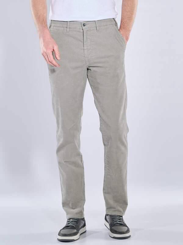 engbers Herren Chino straight Grau regular uni von engbers