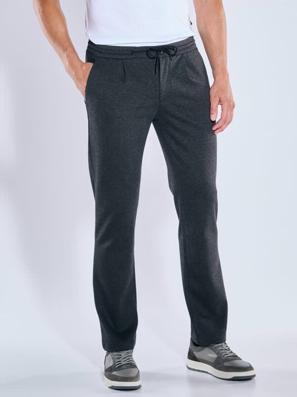 engbers Herren Chino straight Grau regular uni von engbers