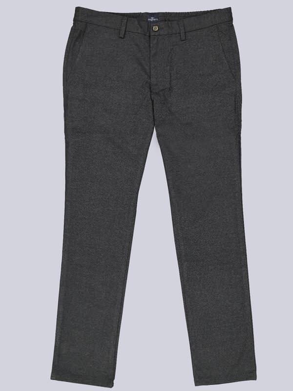 engbers Herren Chino strukturiert Grau regular uni von engbers