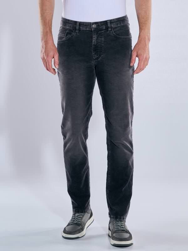 engbers Herren Cordhose straight Grau regular uni engbers Herren Cordhose straight Grau regular uni von engbers