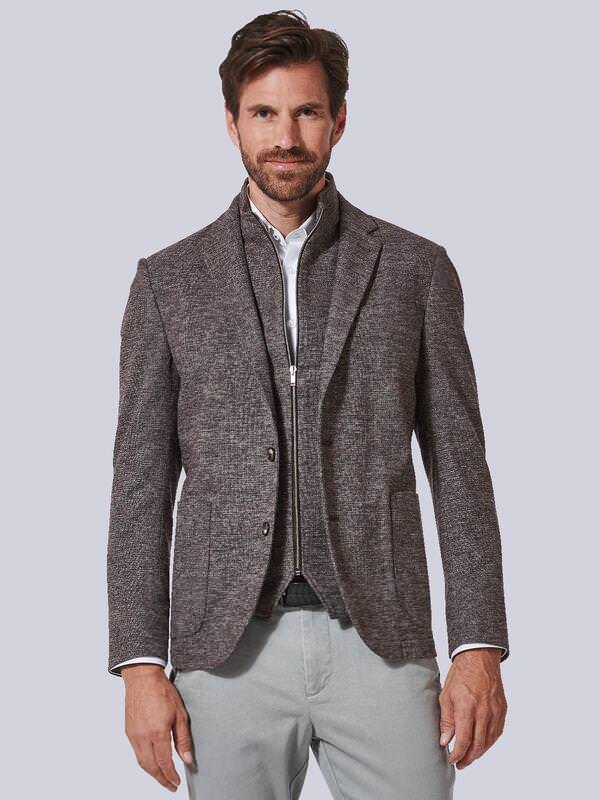 engbers Herren Freizeit-Sakko regular Braun gemustert von engbers