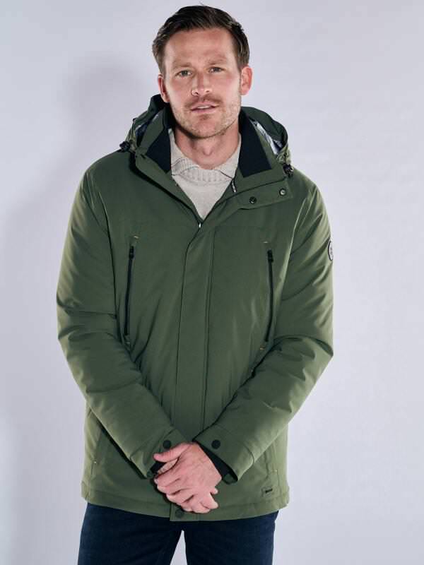 engbers Herren Funktionsjacke regular Grün uni von engbers