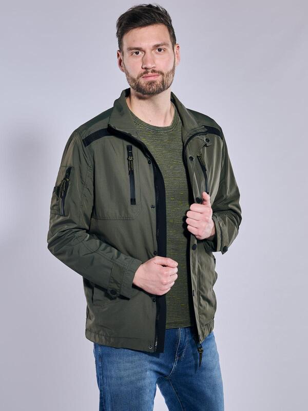 engbers Herren Funktionsjacke regular Grün gemustert von engbers
