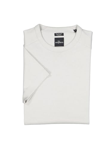 engbers Herren Basic-Shirt My Favorite Organic, 39236, Silbergrau in Größe XL von engbers