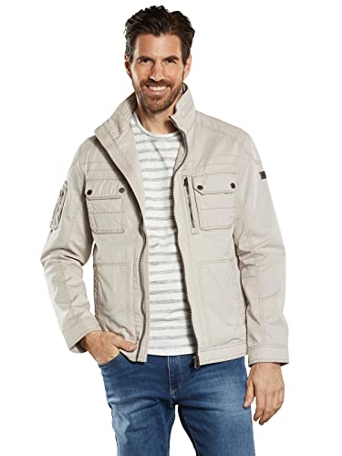 engbers Herren Herren Baumwoll-Jacke regular, 34440, 34440, Elfenbein in Größe 52 von engbers