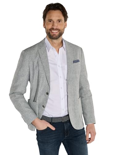 engbers Herren Freizeit-Sakko Regular, 36489, Hellgrau in Größe 56 von engbers