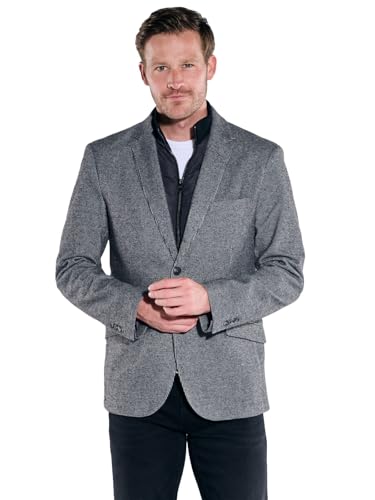 engbers Herren Herren Freizeit-Sakko Regular, Grau, 37560, Grau in Größe 26 von engbers