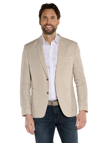 engbers Herren Herren Freizeit-Sakko mit Leinenanteil, 36553, 36553, Beige in Größe 52 von engbers