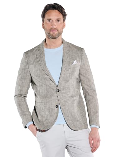 engbers Herren Herren Freizeit-Sakko strukturiert, Hellbraun, 38400, Hellbraun in Größe 52 von engbers