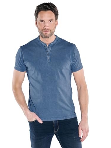 engbers Herren Henley T-Shirt, 38185, Brilliantblau in Größe 3XL von engbers